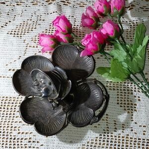 Vintage Bronze Inkwell